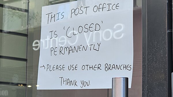 Post Office Closed
